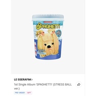 Single Album 'SPAGHETTI' (STRESS BALL ver.) - Le Sserafim