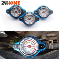 24HOME 1Pc 0.9Bar 1.1Bar 1.3 Bar Thermost Radiator Cap Tank Cover Water Temperature Gauge Cover Raci