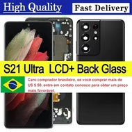 6.8'' High Quality AMOLED LCD Replacement for Samsung S21 Ultra 5G Touch Screen SM-G998B, Display wi