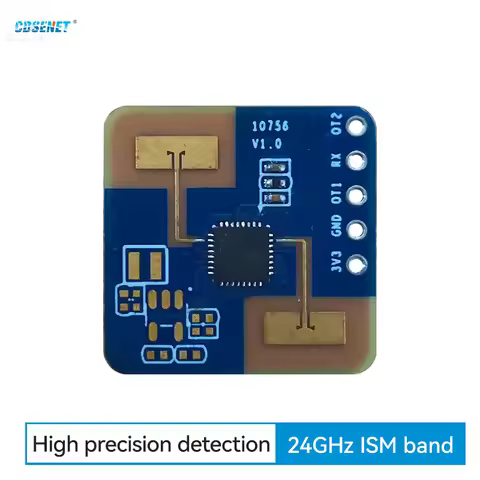 24GHz Millimeter Wave Radar Module CDSENET E54-24LD12A Large Detection Angle 60 Distance Detection 1