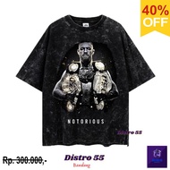 UFC MC GREGOR NOTORIOUS BLACK VINTAGE TEE 3 OVERSIZED T-SHIRT/ WASHING T-SHIRT/ WASHED T-SHIRT/ OVER