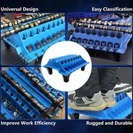 Valve Train Organizer Tray, Engine Organizer, Parts Tray, Accessories with Gloves, Lightweight, Blue