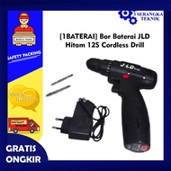 [Bisa COD] [1BATERAI] Bor Baterai JLD Hitam 12S Cordless Drill Bor / Mesin Bor / Alat Tangan / Hand 