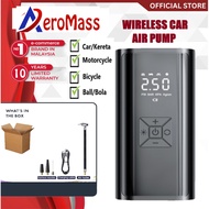 AEROMASS Air Pump Portable Car Air Pump 11000mAh Cordless Air pump Compressor Pump Air pump Tyre Compressor Angin