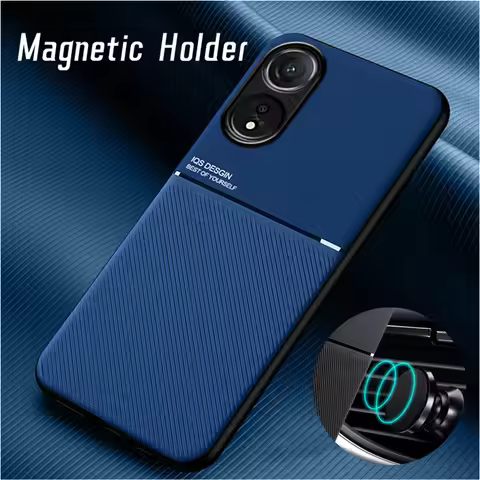 For OPPO A79 A78 A58 Case Protective Cover For OPPO A98 5G A57 A57S A94 A95 Built-in Car Magnetic Ho