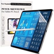 Matte PET Film For Samsung Galaxy Tab A9 Plus 11 2023 S9 FE Plus 12.4 S9 S8 Plus S7 FE A7 S6 Lite A8 A 8.0 Tablet Paper Feel Screen Protector Painting Write