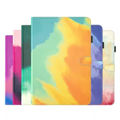 KBUBYT Suitable for iPad Pro11 2018 PU protective case, iPad Air4 2020 tablet accessories folding ra