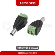 Male dc connector cctv plug male dc power connector cctv male dc jack