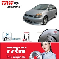 TRW Disc Brake Rotor Rear DF7163 Honda Stream RN3 RN6 2001 (262.2mm)