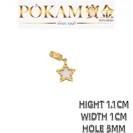 916 EMAS LOKET 916 GOLD PANDANT/CHARM