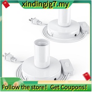【】2pcs Polished Metal Desktop/Hanging Light Bulb Socket E26/E27 Lamp Base,Screw Light Bulb Extension