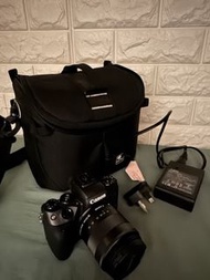 Canon EOS M5 Camera with Lens and Bag
