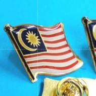 MALAYSIA FLAG  Collar Pin Bendera Malaysia Butterfly Pin Flag Bendera Pin Kolar Bendera Malaysia