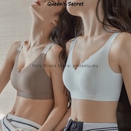 [Queen's Secret] M-4XL Japan SUJI ultra-thin jelly bra, big chest cool feeling underwear, women's se