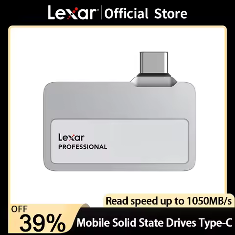Lexar Professional Go Mobile Portable SSD Type-C USB3.2 External Storage 1TB/2TB High-Speed Transfer