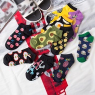 Women Fruit Food Short Funny Cotton Socks Funny Socks Boat Socks Ankle Socks