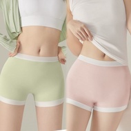 Nanoshop 1 pcs Women Safety Boxer Modal Cotton Mid-waist Brief