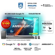 PHILIPS 4K OLED 55 inch Google TV | 55OLED708/98 | 3-sided Ambilight | P5 AI Perfect Engine| Youtube