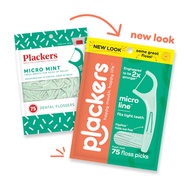 Plackers Micro Mint, Dental Flossers, Mint
