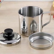 . (ABJ) Oil pot Oil pot Strainer Container Oil Container