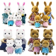 Senbel Family Animal Doll Doll Forest Family Play House Toy Accessories