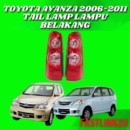 Fastlink Toyota Avanza 2006 Tail Lamp Lampu Belakang 100% New High Quality