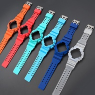 With Tools Resin Watch Case Strap Set for Casio G-shock GA-100 Series Rubber Bezel Case GA-120 GA-14