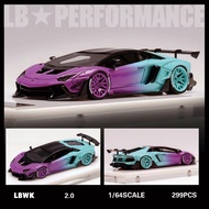 T & P LBWK 1/64 Lamborghini Daniel Aventador 2.0 Resin Car