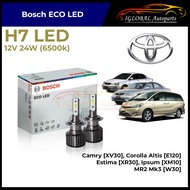 Bosch ECO LED H7 Headlight Bulb set - Toyota Camry [XV30], Corolla Altis [E120], Estima [XR30], Ipsu