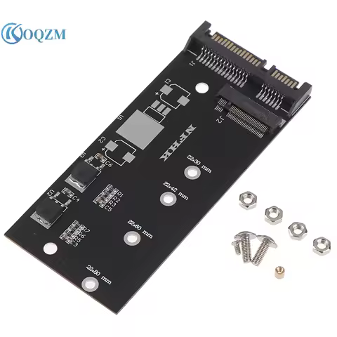 Upgraded Kit for SATA revision I/II/III (1.5/3.0/6.0 Gbps) M.2 NVME SSD Convert Adapter Card NVME/AH