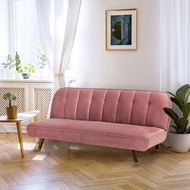 SB Design Square KONCEPT FURNITURE โซฟาเบด รุ่น Janisa สีชมพู (179x84x78 ซม.)