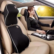 Automotive Headrest Neck Pillow Car Memory Foam Car Lumbar Support Pillow Seat Neck Cervical Neck Car Pillow Back Cushio
