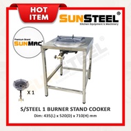 【SUNSTEEL】Stainless Steel High Pressure 1 Burner Stand Cooker / Dapur Gas 1 Tungku Stove