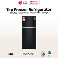 LG 547L Inverter Top Freezer Fridge GN-C702SGGM | 4 Star Efficient Peti Sejuk 冰箱