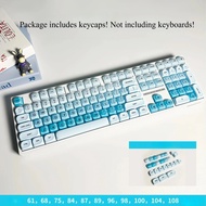 Green Jelly Crystal Keycaps HOA Profile Foundation Key Caps Custom DIY Gaming Mechanical Keyboard PB