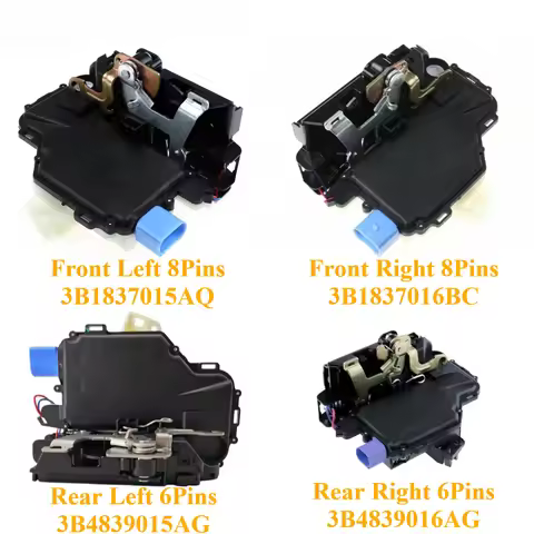 Skoda 3B4839015AG 3B4839016AG Door Lock Actuator for 2000-2007 Skoda Fabia I MK1 6Y 1.2 1.4 1.9 2.0