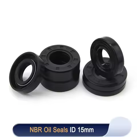 2/5pcs NBR Oil Seal ID 15mm TC-15*22/24/25/26/28/30/32/35/40/42*5/7/8/10mm Nitrile Rubber Shaft Doub