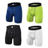 Shopee for Men Compression Sports Athletic Training Fitness Skin Tight Shorts