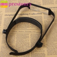 PRESTONRY Elderly Person Handsfree Magnifier, Simple Interchangeable Lenses Headband Magnifier, Glas