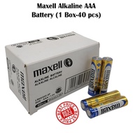 Maxell Alkaline Battery AAA (1 Box - 40 Pcs)- 100% Original