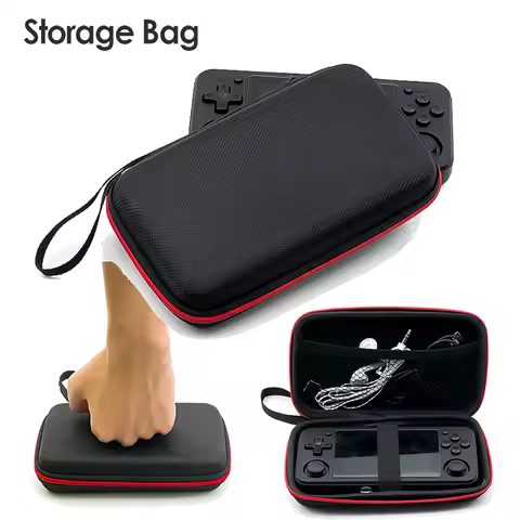 Handheld Game Console Storage Bag Charging Cable Bags Accessories Hard Carrying Case For ANBERNIC RG