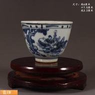 Posilap 球球國際購 晚清民窯青花春宮人物仿古茶具小茶杯小酒杯特色品茗杯古玩收藏品  露天市集  全台最大的網路購
