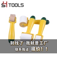 Wallpaper Wallpaper Flat Pressure Wheel Seam Pressure Roller Roller with Bearing Plastic Push Cloth 