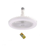 Ceiling Fan with Remote Control and Light 30W LED Lamp Fan Smart Silent Ceiling Fan E27 Converter Base