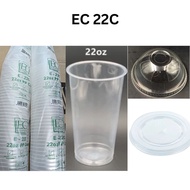CLEAR STOK EC22OZ CLEAR 100pcs