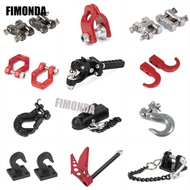 1/10 Scale Accessories Metal Recovery Tow Shackle Winch Hook Bow Shackles Snatch Blocks Chain Anchor