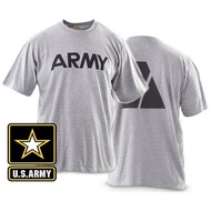 เสื้อยืด Army แท้ USA 100% (มือ2) เสื้อยืดทหารอเมริกา เสื้อทหารยูเอส ชุดทหาร เสื้อยืดวินเทจ เสื้ออาร