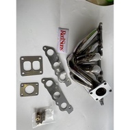 Exhaust Header Turbo Manifold Supra SC300 GS300 IS300 2JZ GTE 3.0cc - T4 Flange Twin Scroll Tebal