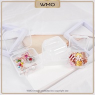 1 Pc Mini Storage Box Transparent Earbud Earphone Brooch Storage Pills Jewelry Multifunction Bekas K