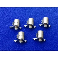 2 Phase 4 Wire Micro Stepper Motor 1 Set 5 Pcs 6mmx8mm with Plastic Gear Two Phase Four Wire Stepper